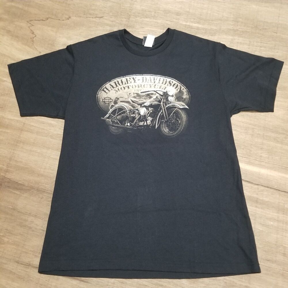 Harley Davidson Womans Size L Black T Shirt Cox's Northern Tier, Mansfield, NY